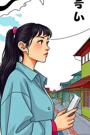 《镜面借阅室》封面，镜面书架映出倒立的读者