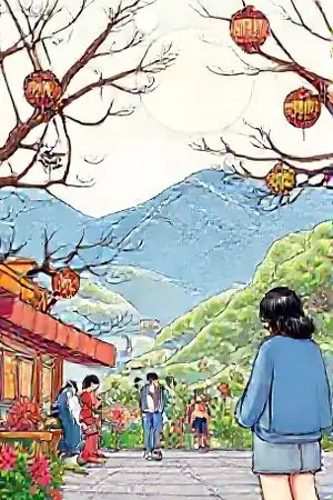 《雪落咖啡座》封面，落雪窗前的双人卡座